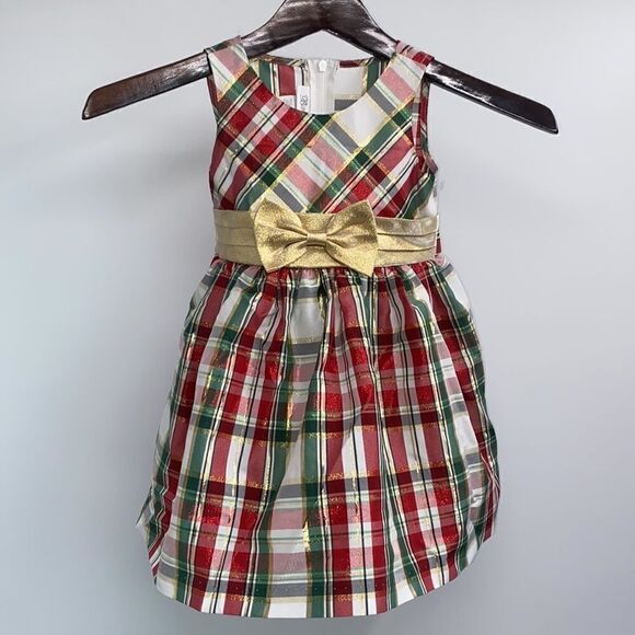 Bonnie Jean Christmas Dress Girls Size 2T - Picture 1 of 8
